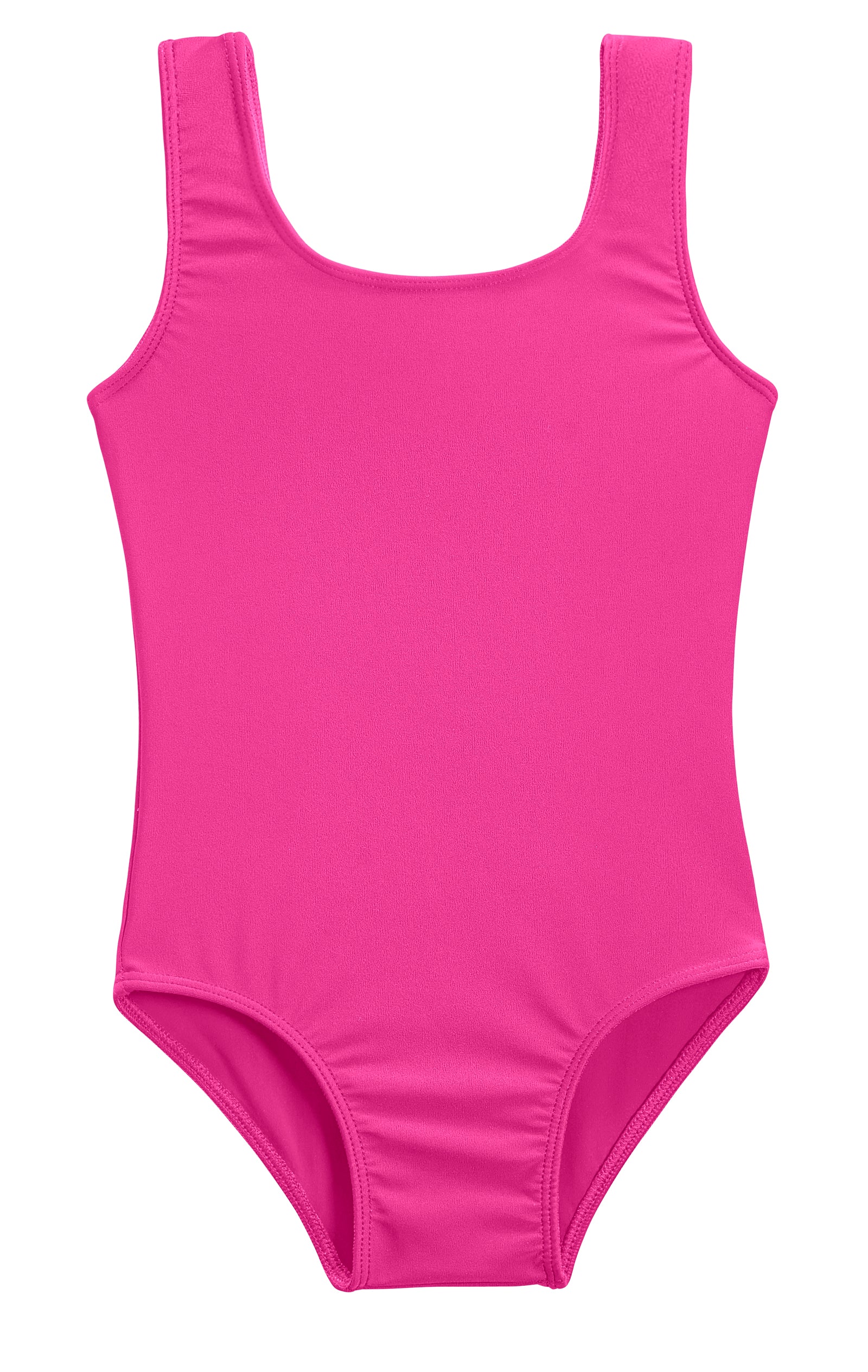 Girls UPF 50+ One Piece Swimsuit | Hot Pink - Drispect