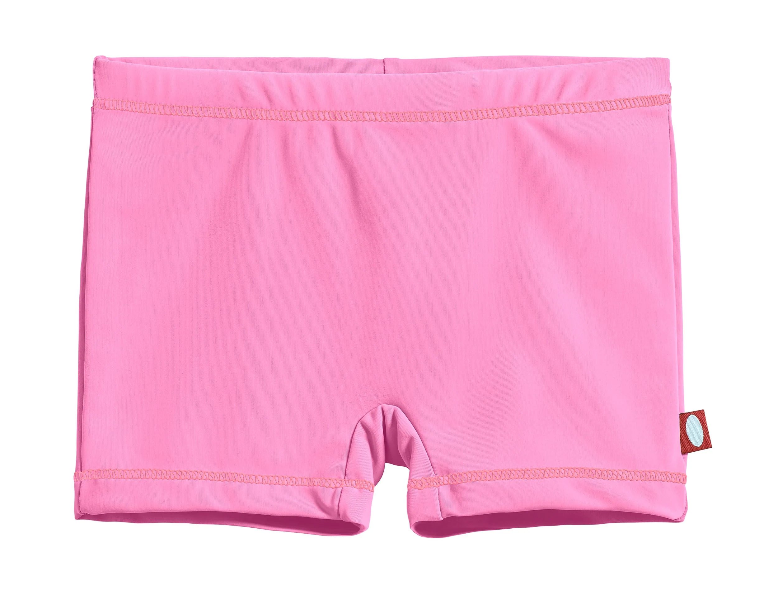 Girls UPF 50+ Swim Boy Shorts  | Medium Pink - Drispect