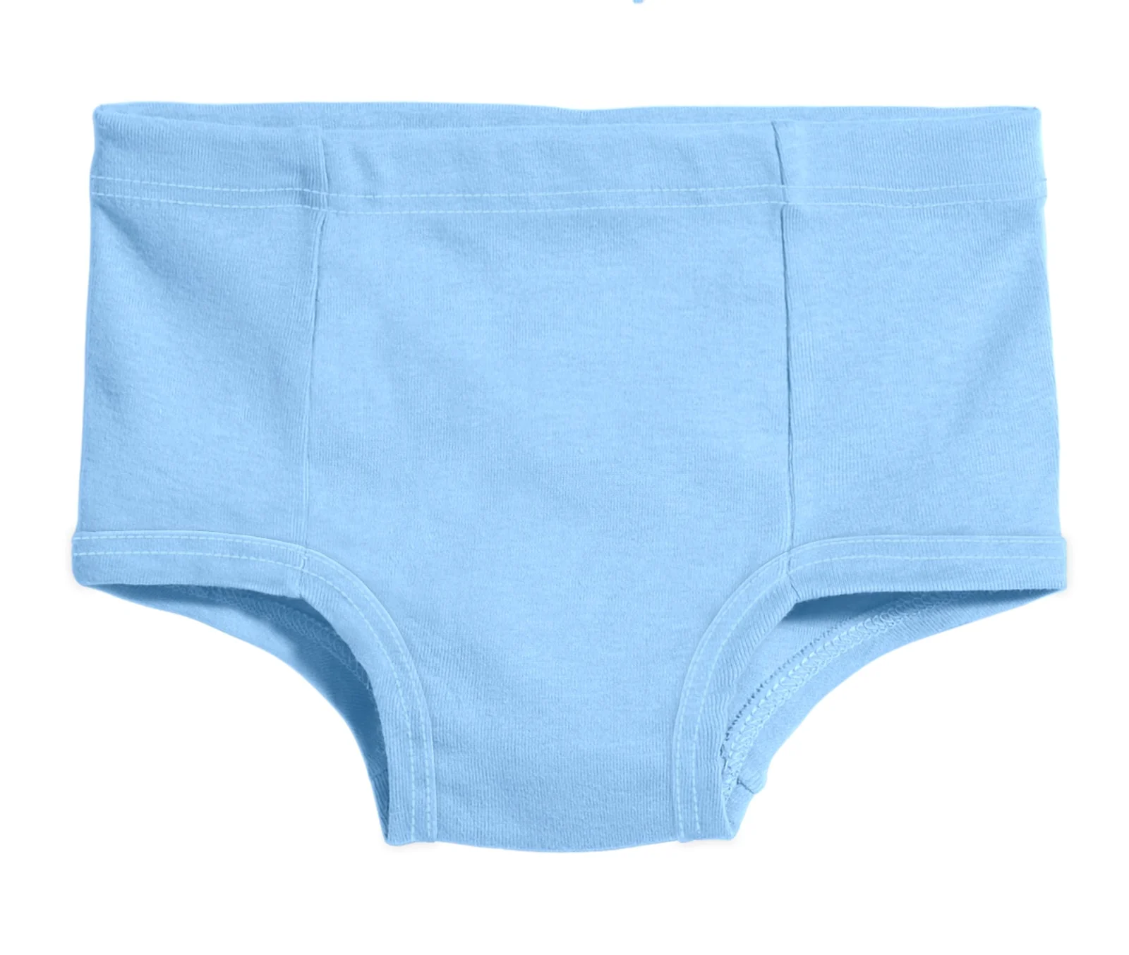Boys and Girls Soft Cotton Simple Brief | Bright Light Blue - Drispect