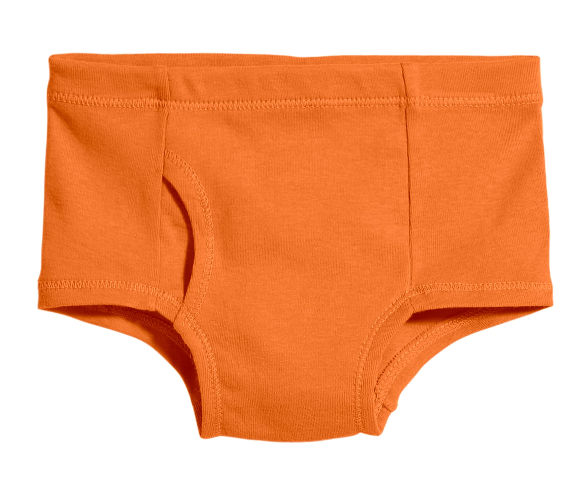 Organic Cotton Boys Briefs Seconds | Damage Orange - Drispect