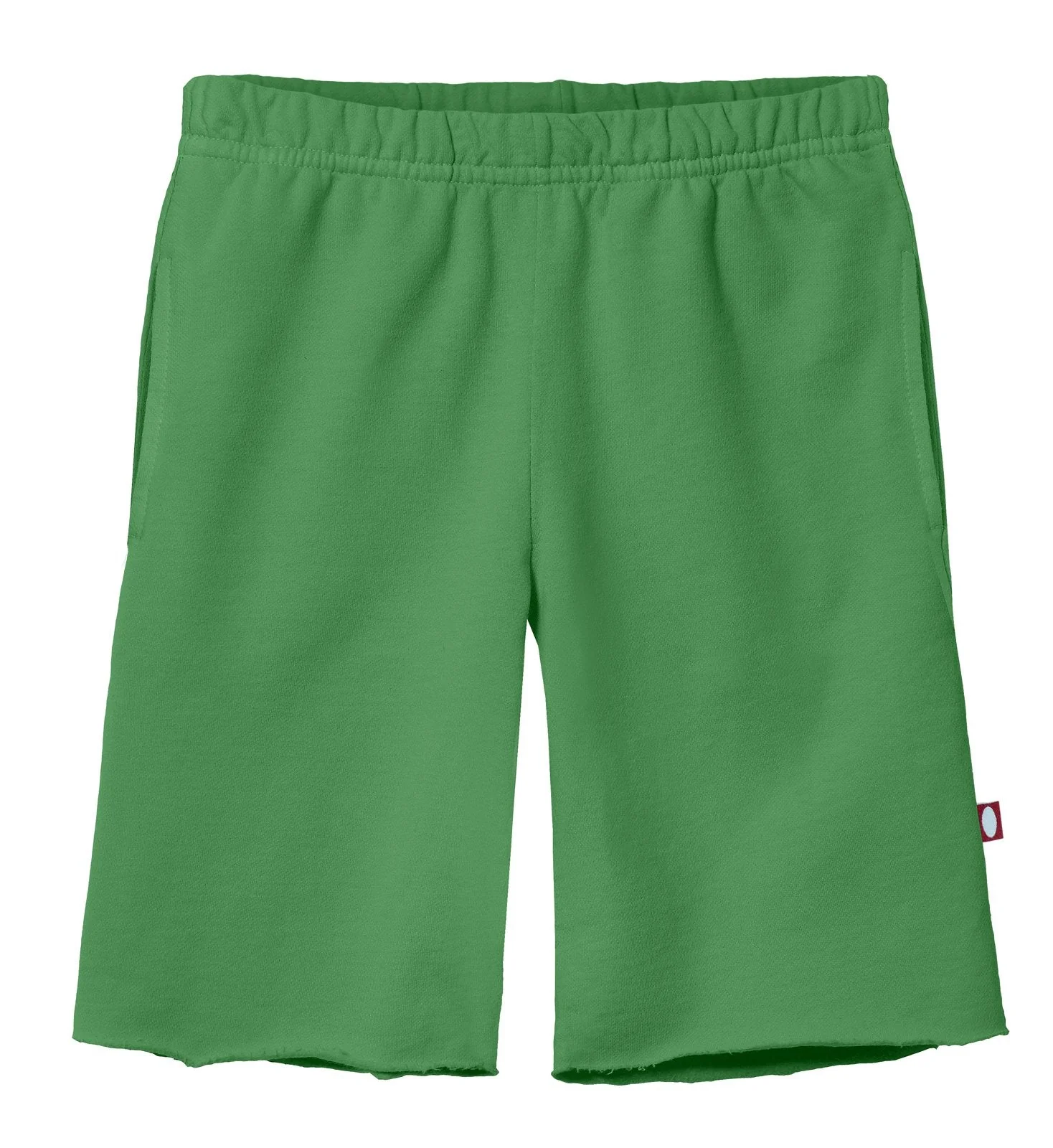 Boys Amazingly Soft Cotton Lightweight Fleece Shorts | Elf Green - Drispect