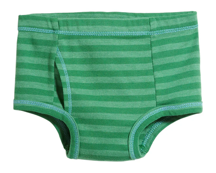 Boys Striped Briefs-Seconds| Damage - Elf Green - Drispect