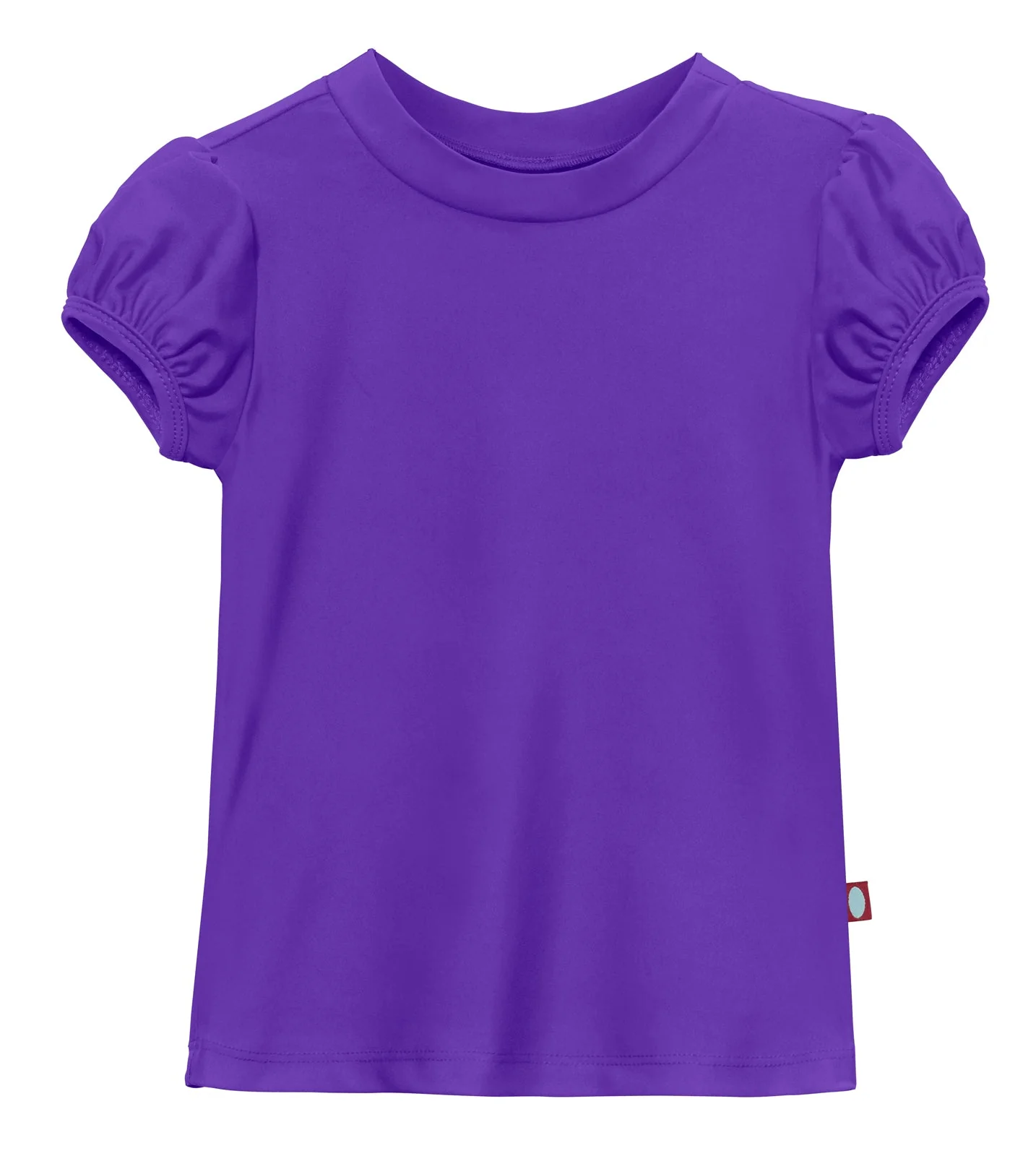 Girls UPF 50+ Puff Sleeve Rashguard | Purple - Drispect