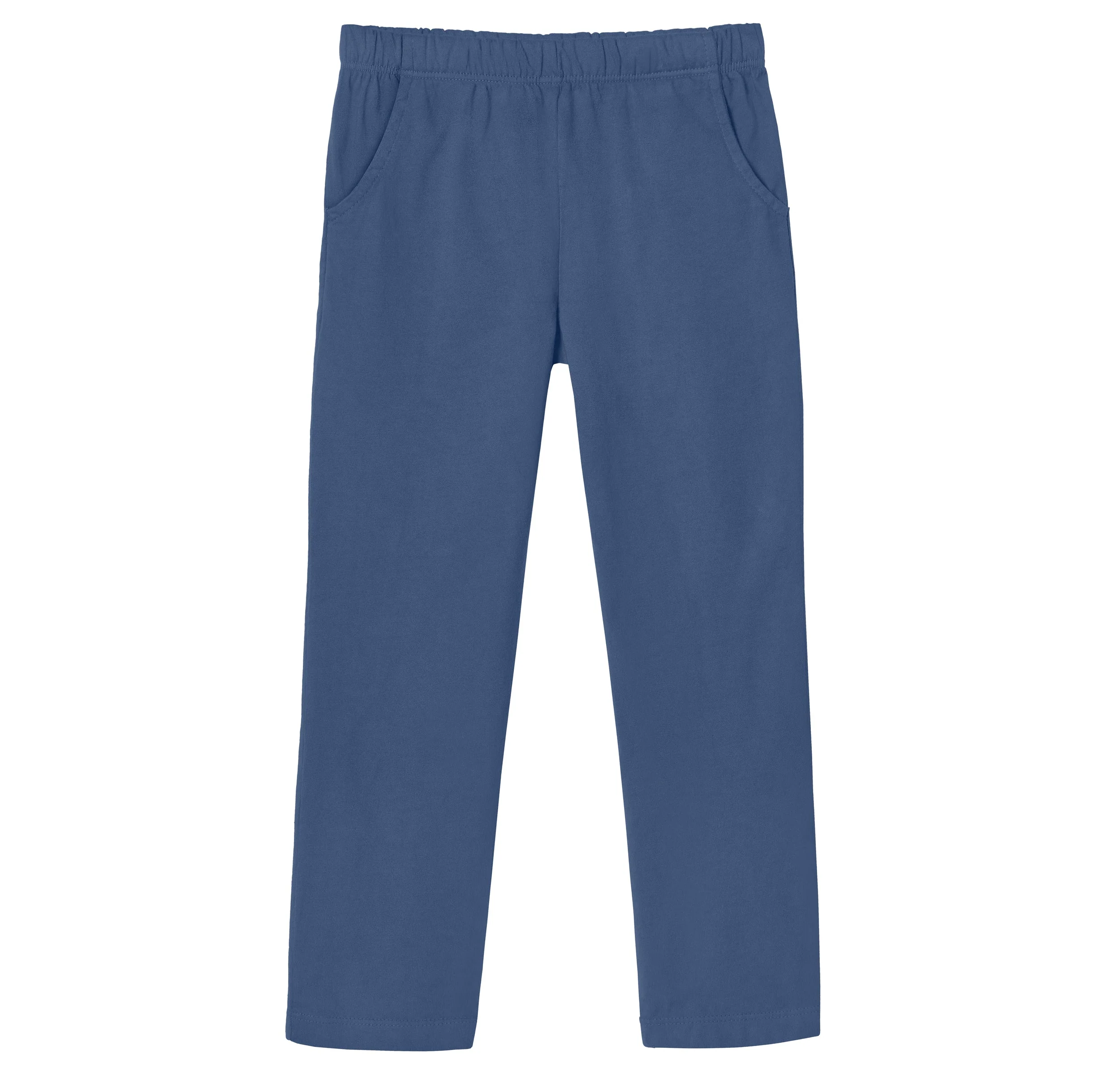 Girls Soft Cotton UPF 50+ Jersey Pocket Pants | Smurf - Drispect