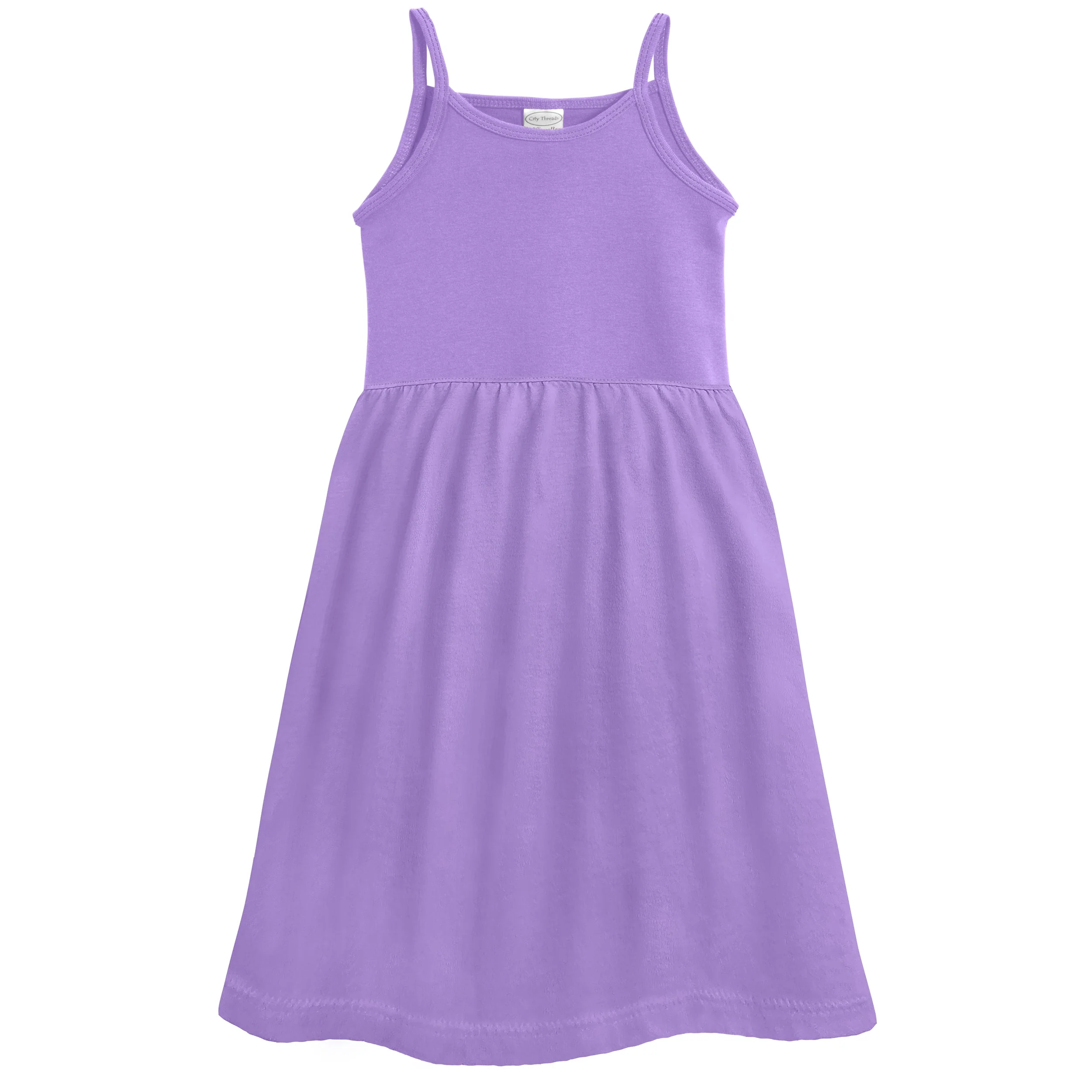 Soft Organic Cotton Empire Camisole Sundress | Deep Purple - Drispect