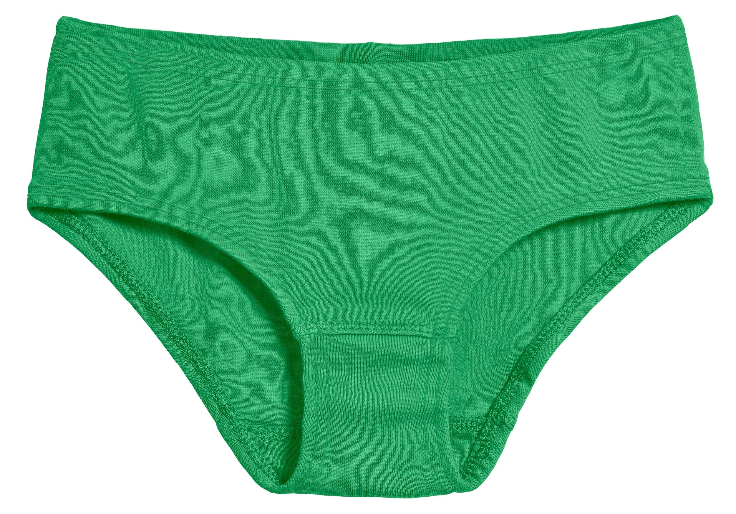 Girls Organic Cotton Brief | Elf Green - Drispect