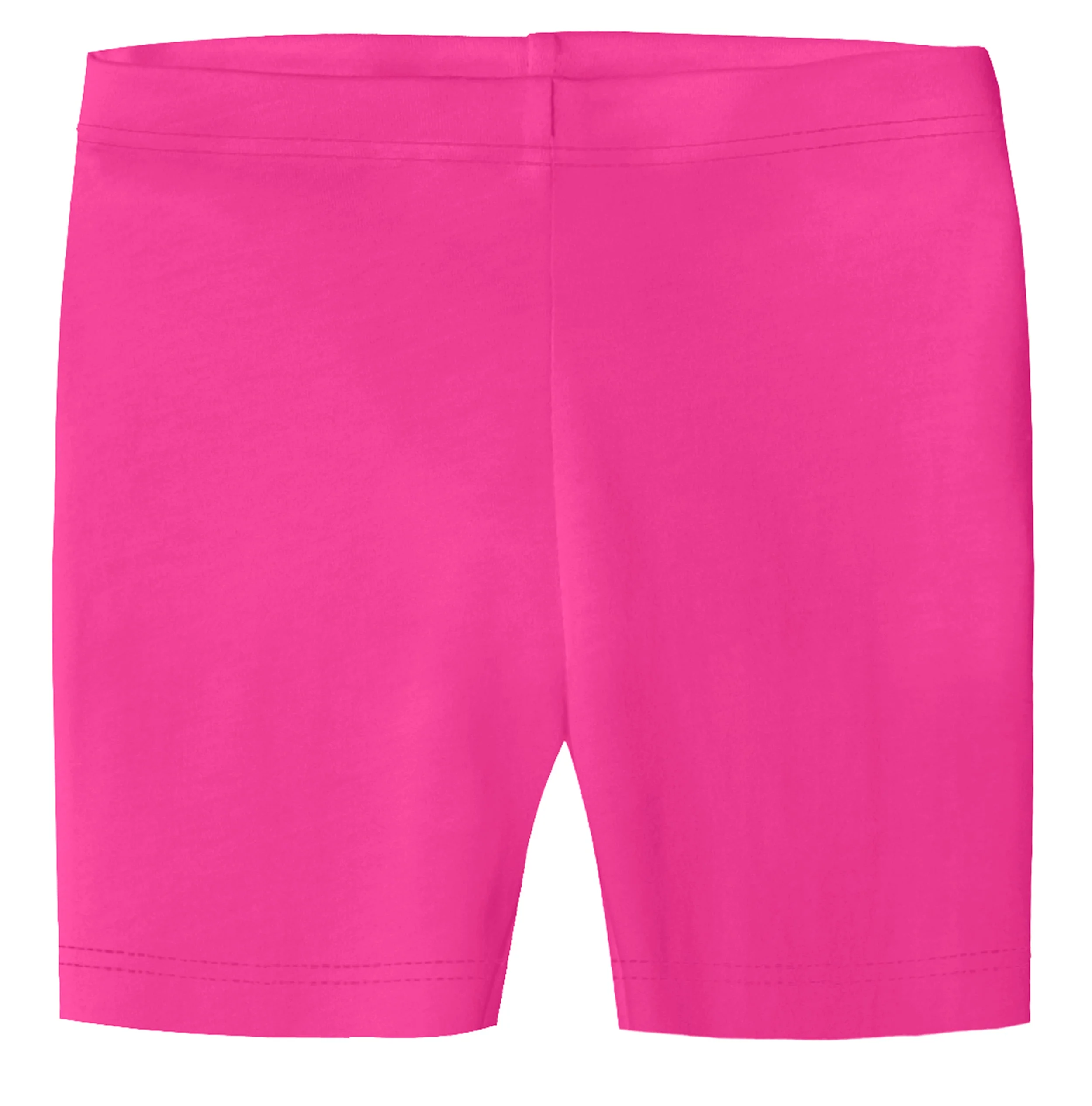 Girls Soft Organic Cotton Bike Shorts | Hot Pink - Drispect