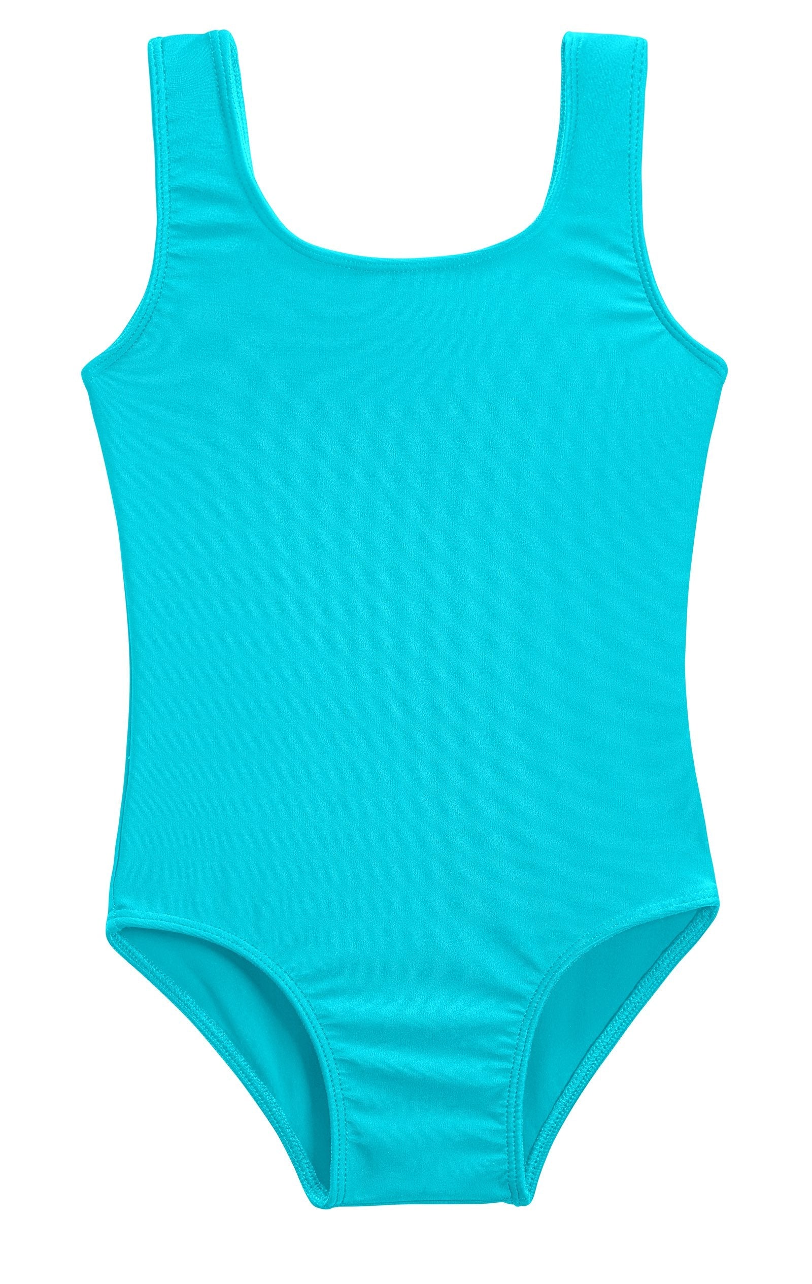 Girls UPF 50+ One Piece Swimsuit | Turquoise - Drispect