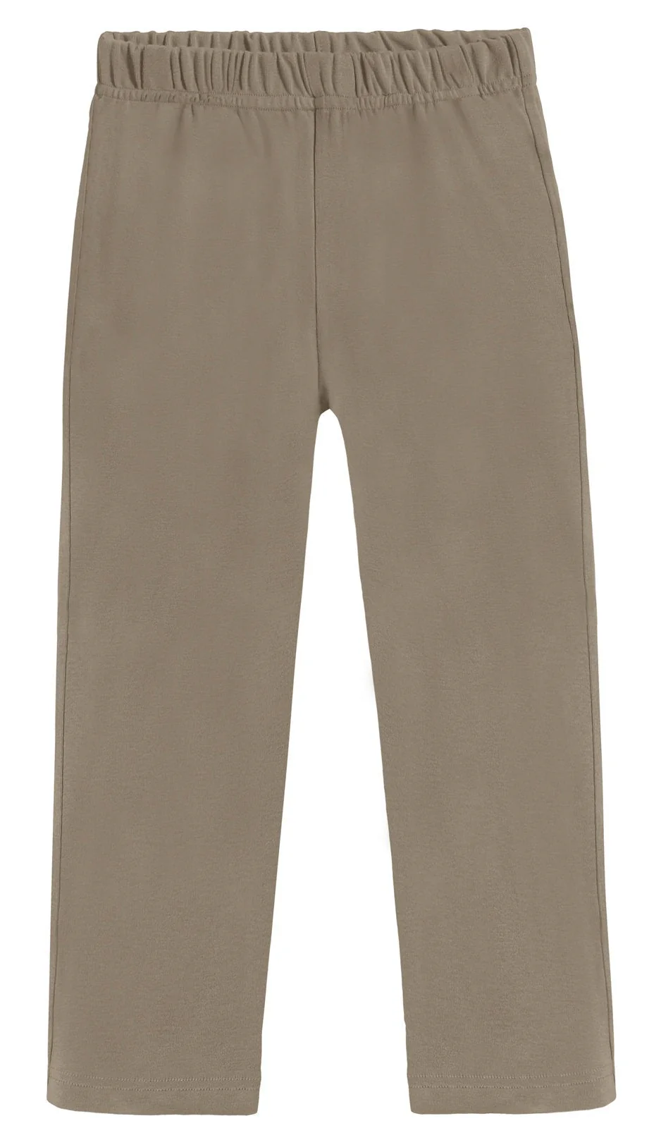 Boys Soft Cotton Athletic Pants - UPF 50+ | Dark Khaki - Drispect