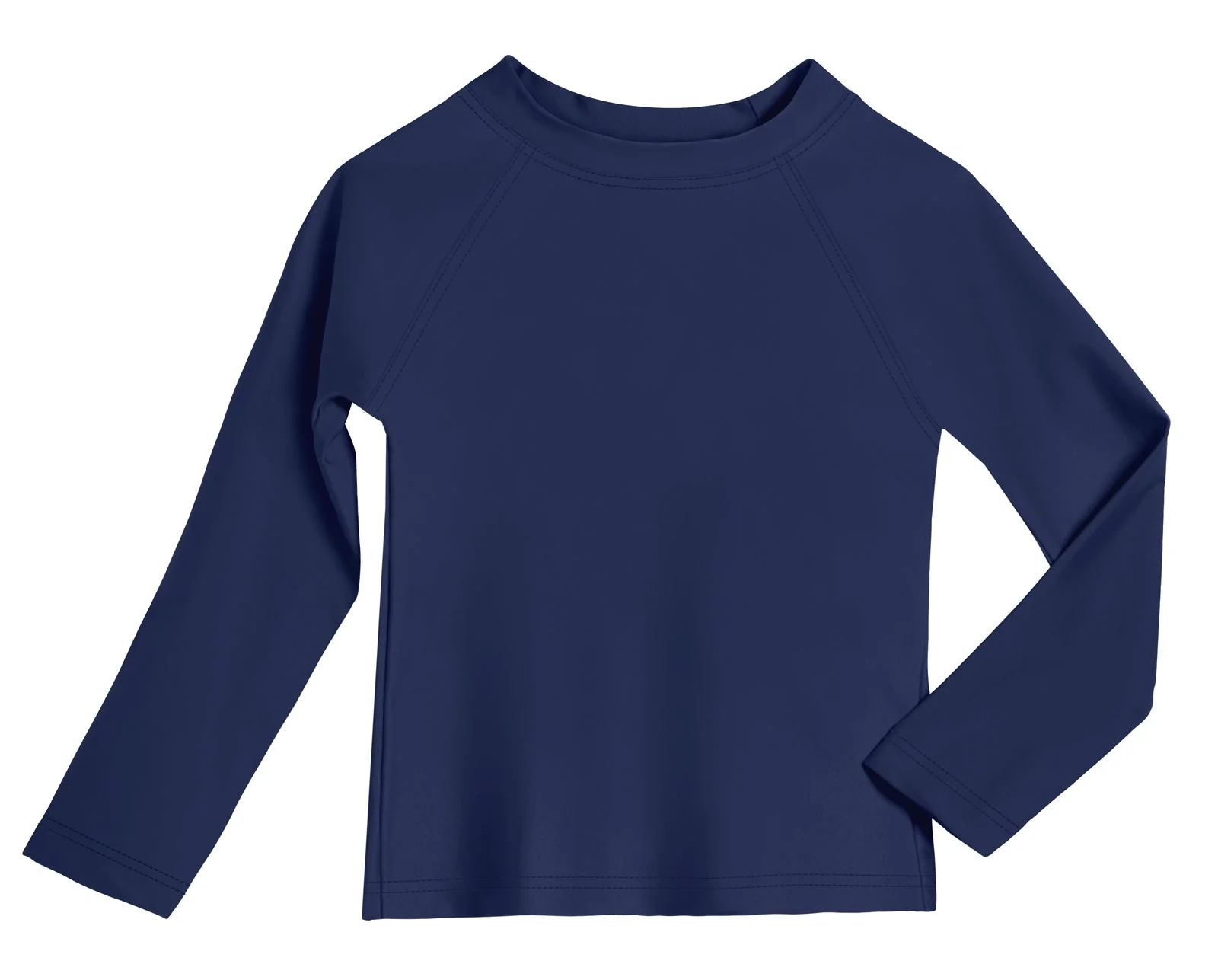 Boys UPF 50+ Recycled Nylon Long Sleeve Rashguard | Navy - Drispect