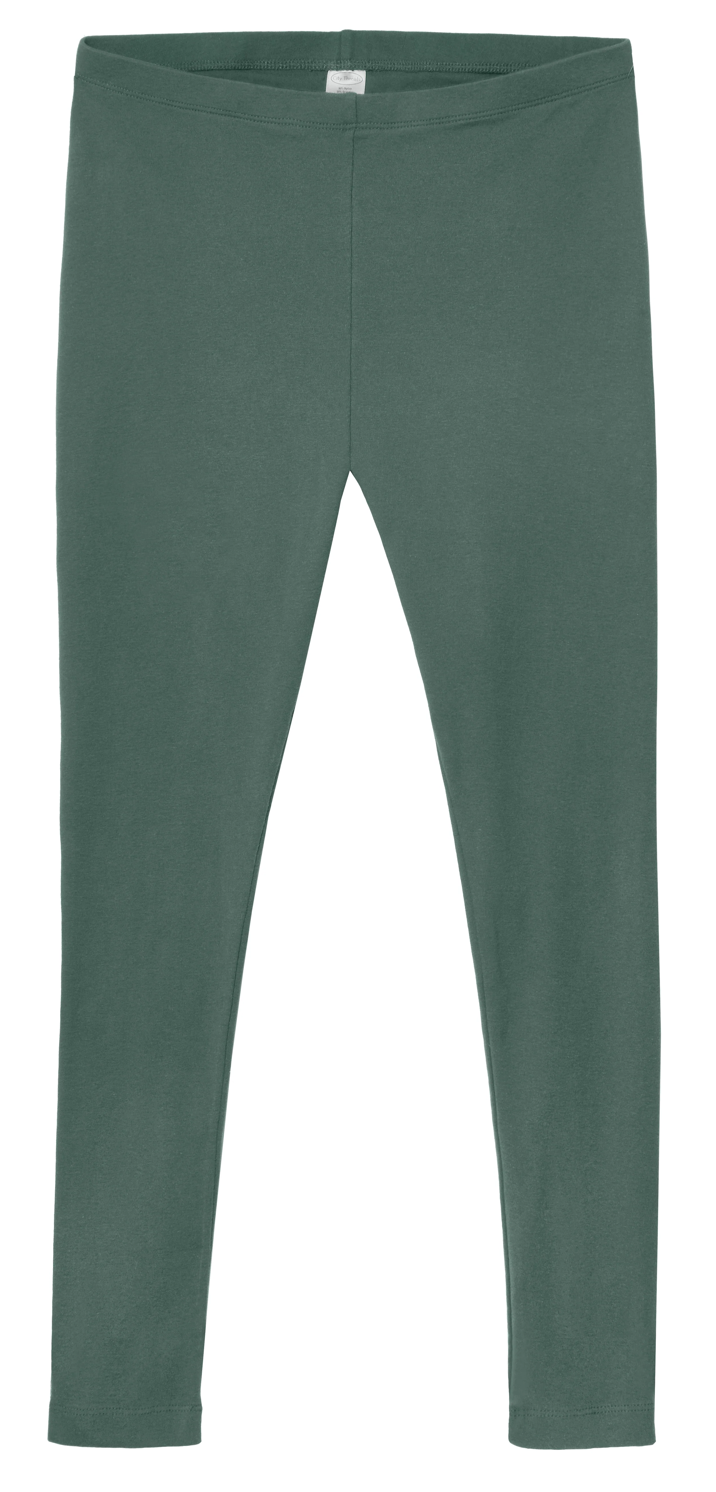 Women's Soft 100% Organic Cotton Leggings | Smoky Sage - Drispect