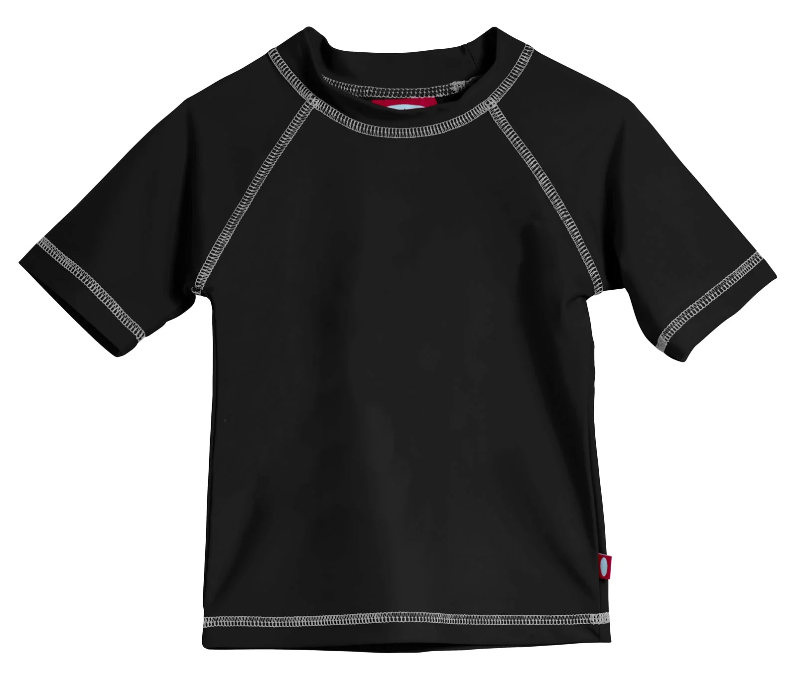 Boys UPF 50+ Short Sleeve Rashguard | Black - Drispect