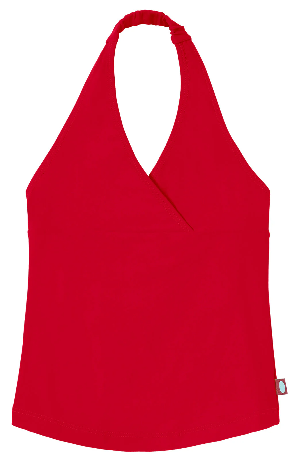 Girls UPF 50+ Swim Halter Top | Red - Drispect