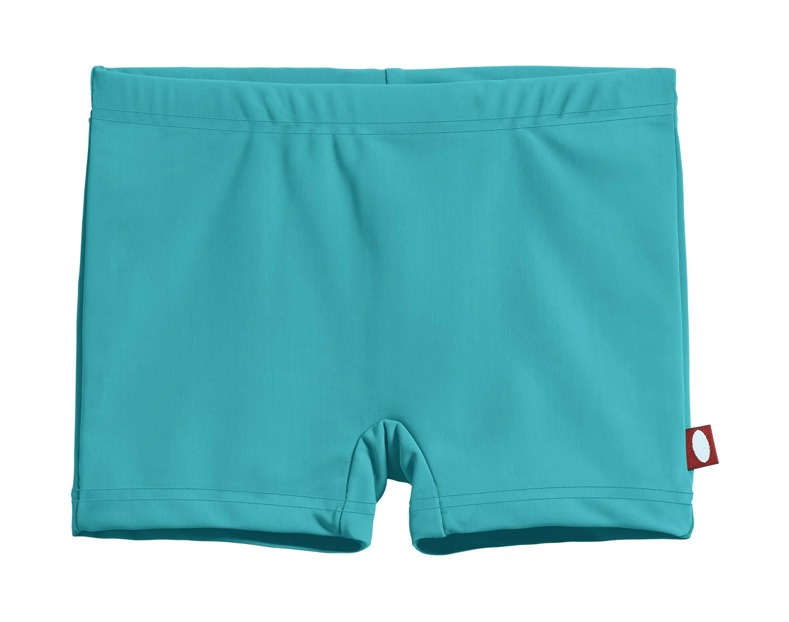 Girls Recycled Nylon UPF 50+ Swim Boy Shorts | Aquamarine - Drispect