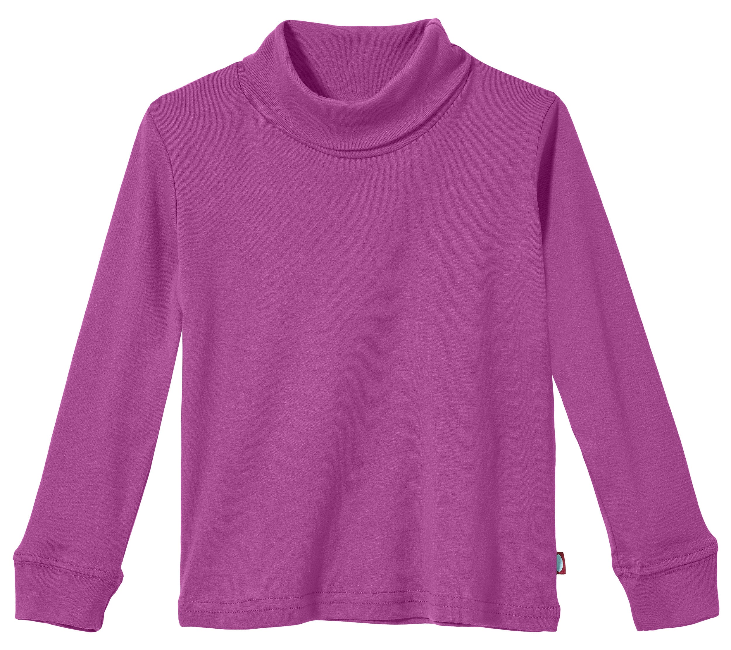 Boys and Girls Soft Cotton Turtleneck  | Plum - Drispect