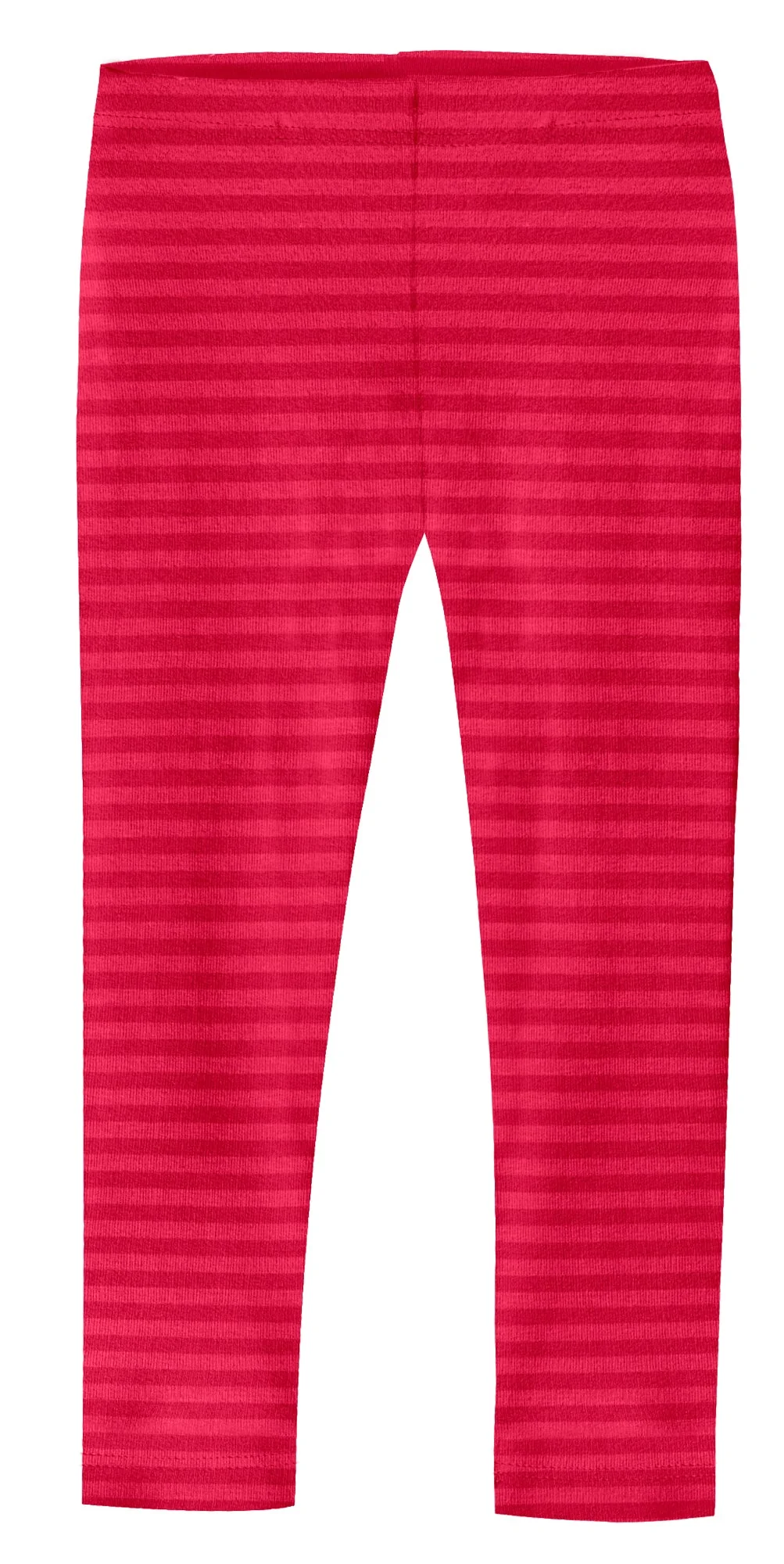 Girls Soft Stripe Leggings  | Candy Apple - Drispect