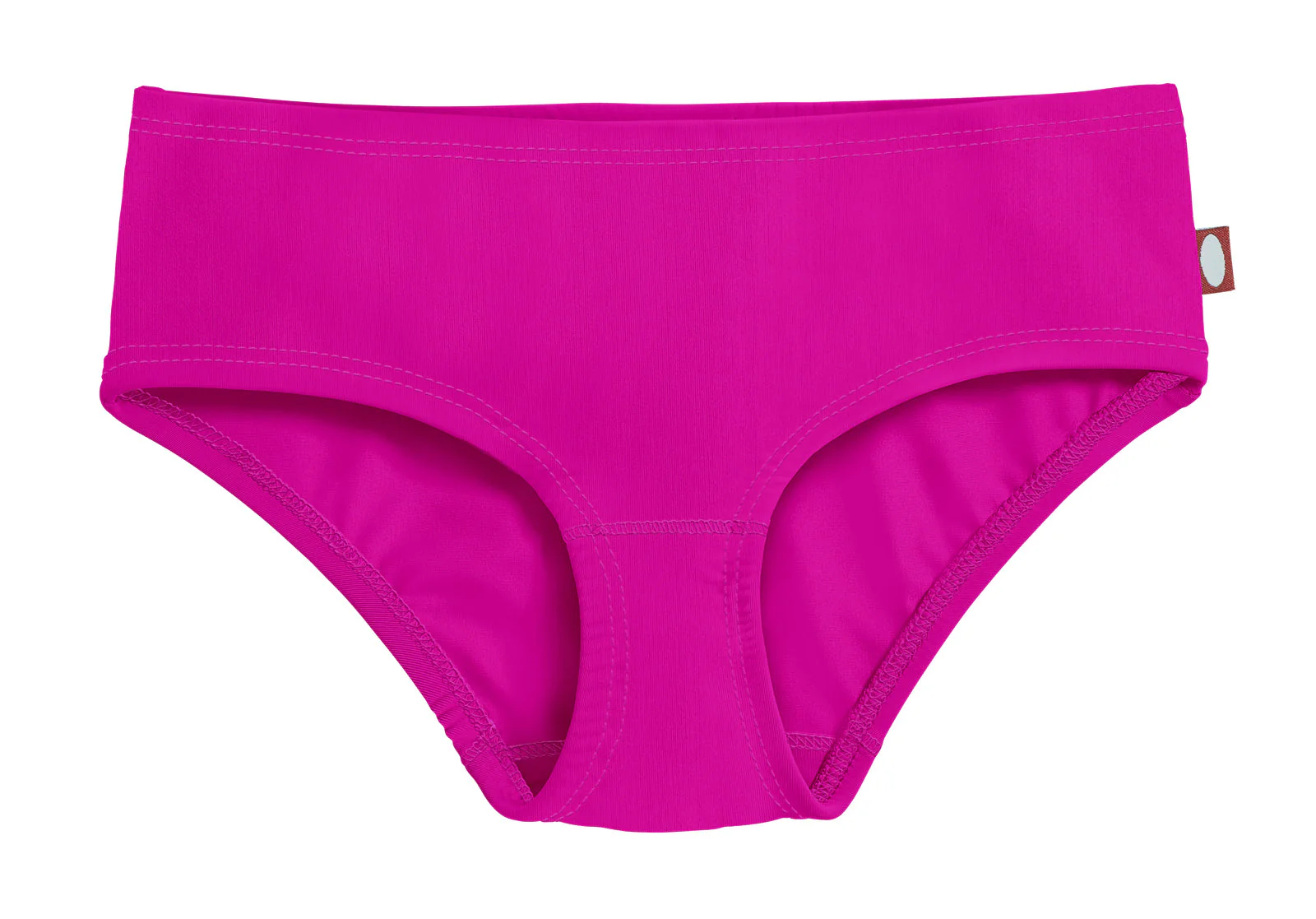 Girls Recycled Nylon UPF 50+ Swim Brief | Hot Pink - Drispect