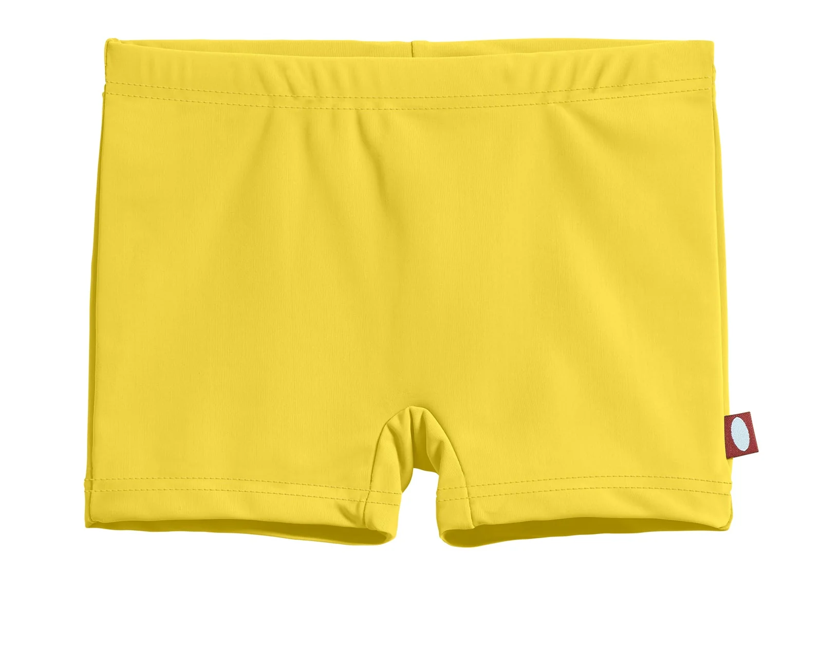 Girls Recycled Nylon UPF 50+ Swim Boy Shorts | Yellow - Drispect