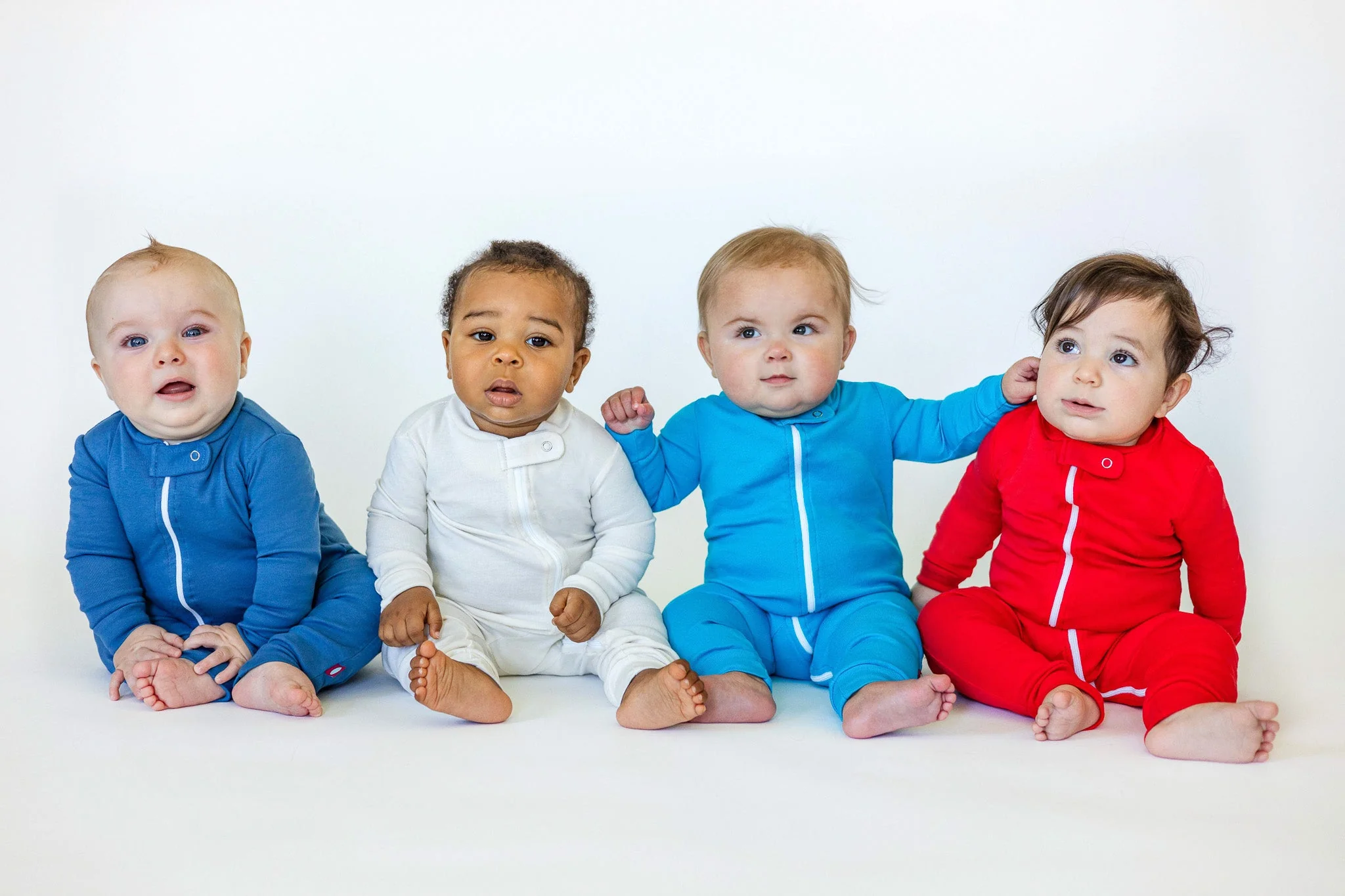 Super-Soft Organic Cotton Footless Zip Footie| Black - Drispect