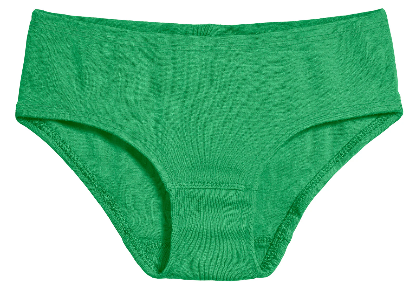 Girls Soft Cotton Brief  | Elf Green - Drispect