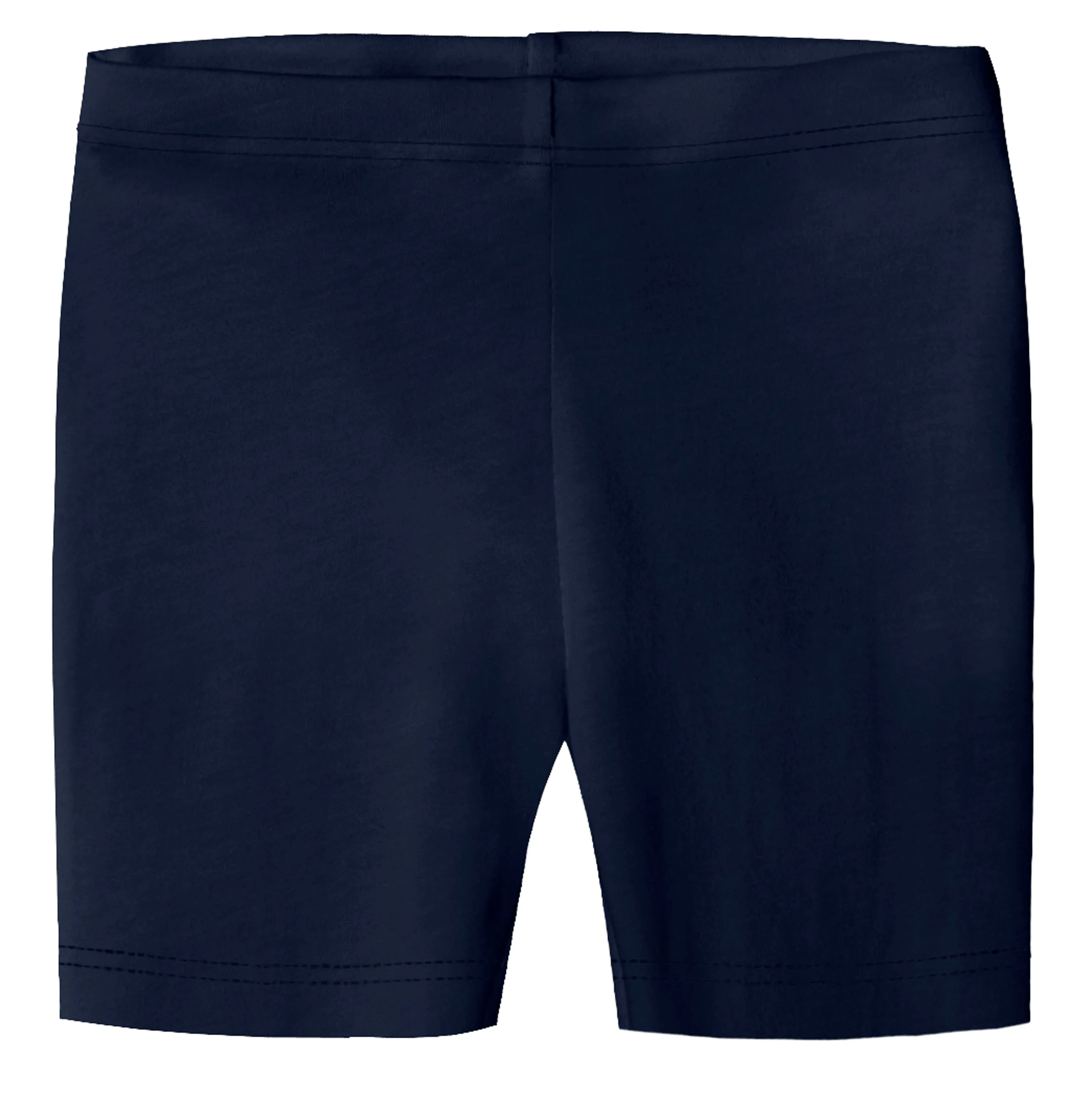 Girls Soft 100% Cotton Bike Shorts | Navy - Drispect
