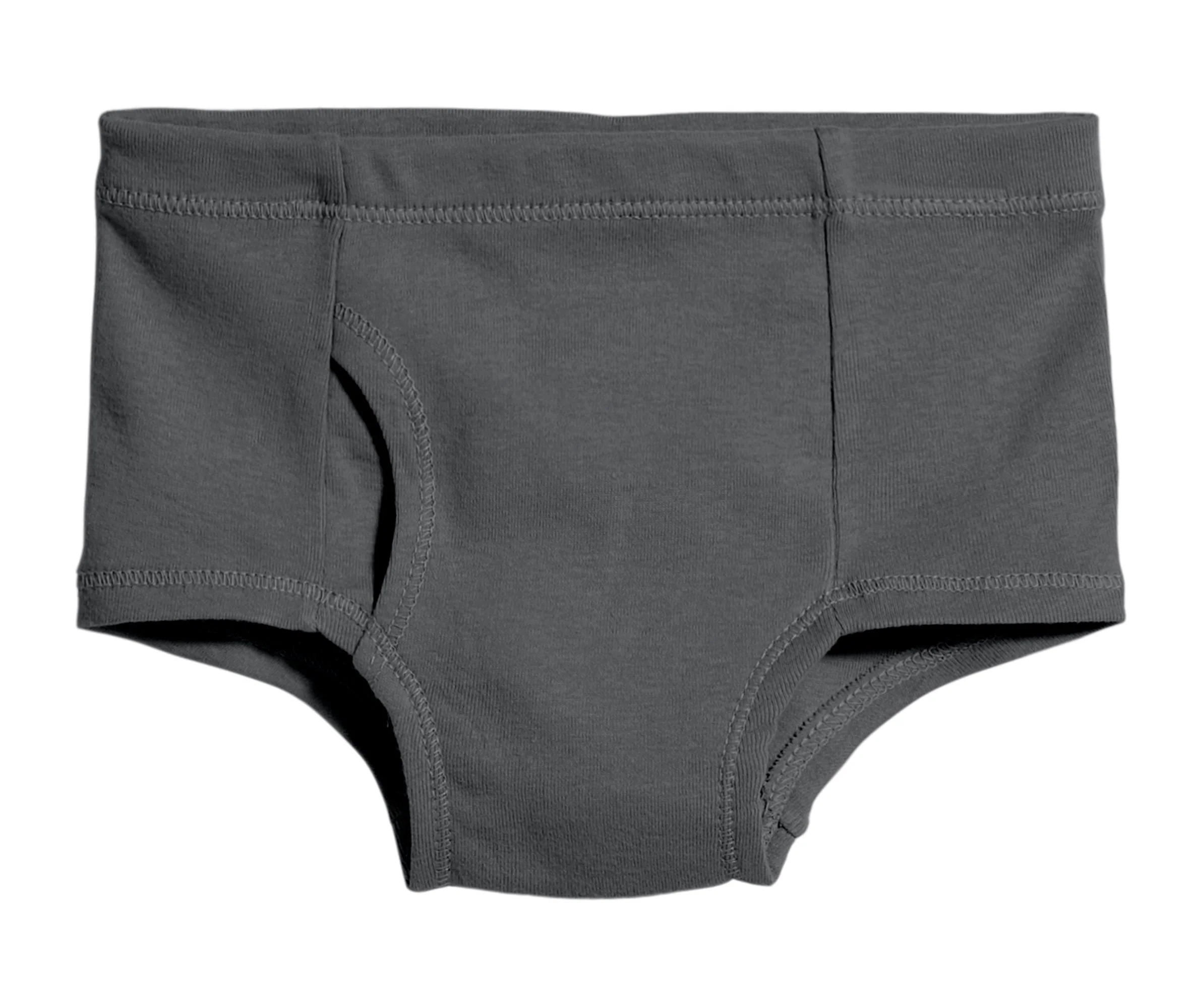Boys Organic Cotton Brief | Charcoal - Drispect