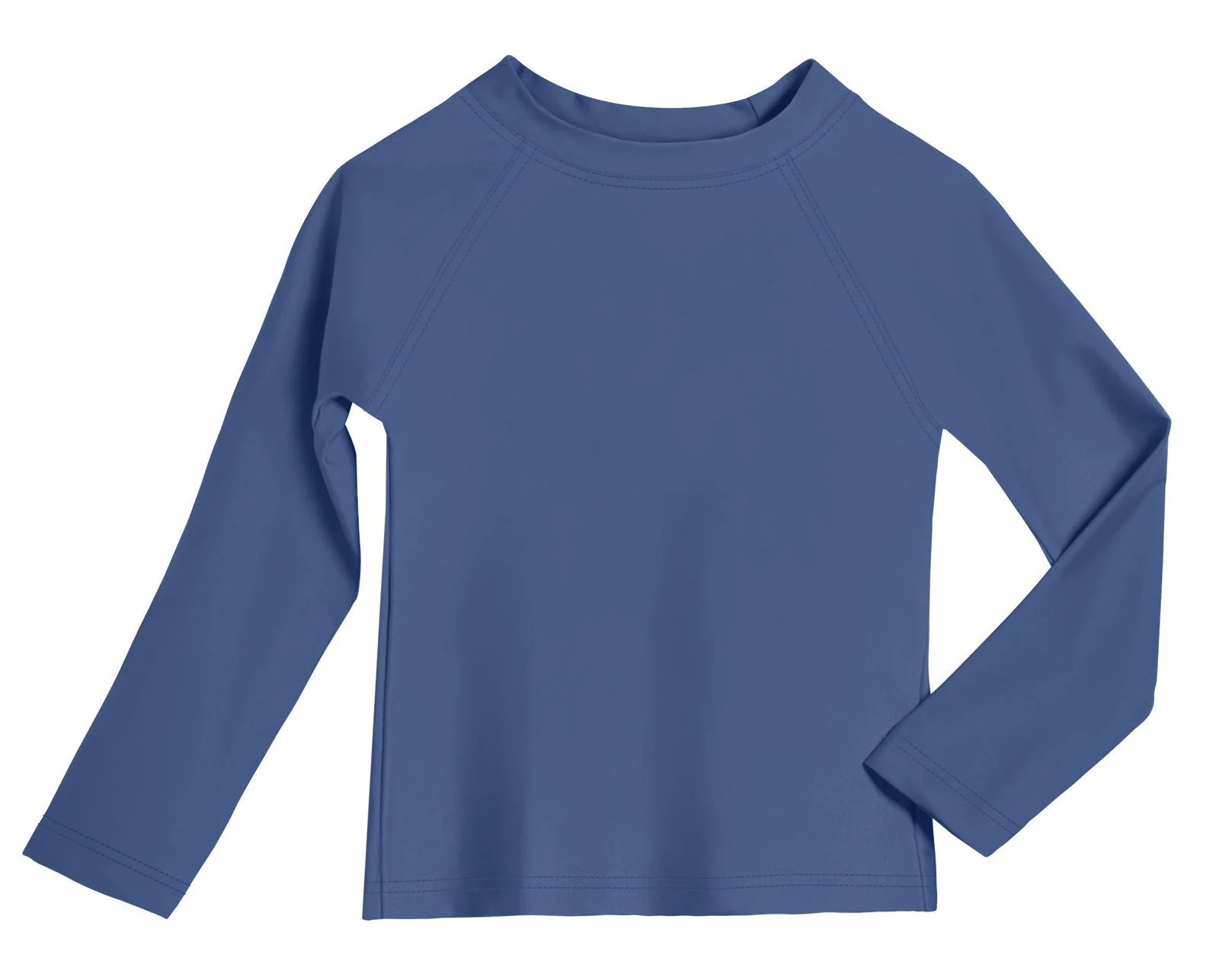 Boys UPF 50+ Recycled Nylon Long Sleeve Rashguard | Slate - Drispect