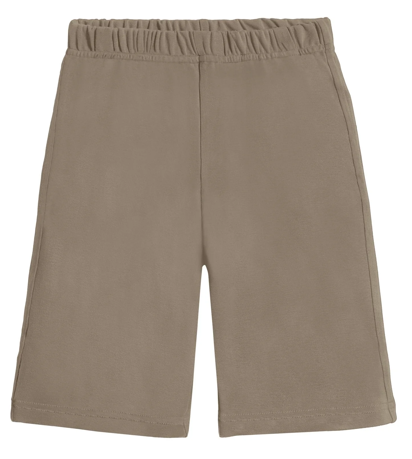 Boys Soft Cotton Athletic Short - UPF 50 + | Dark Khaki - Drispect