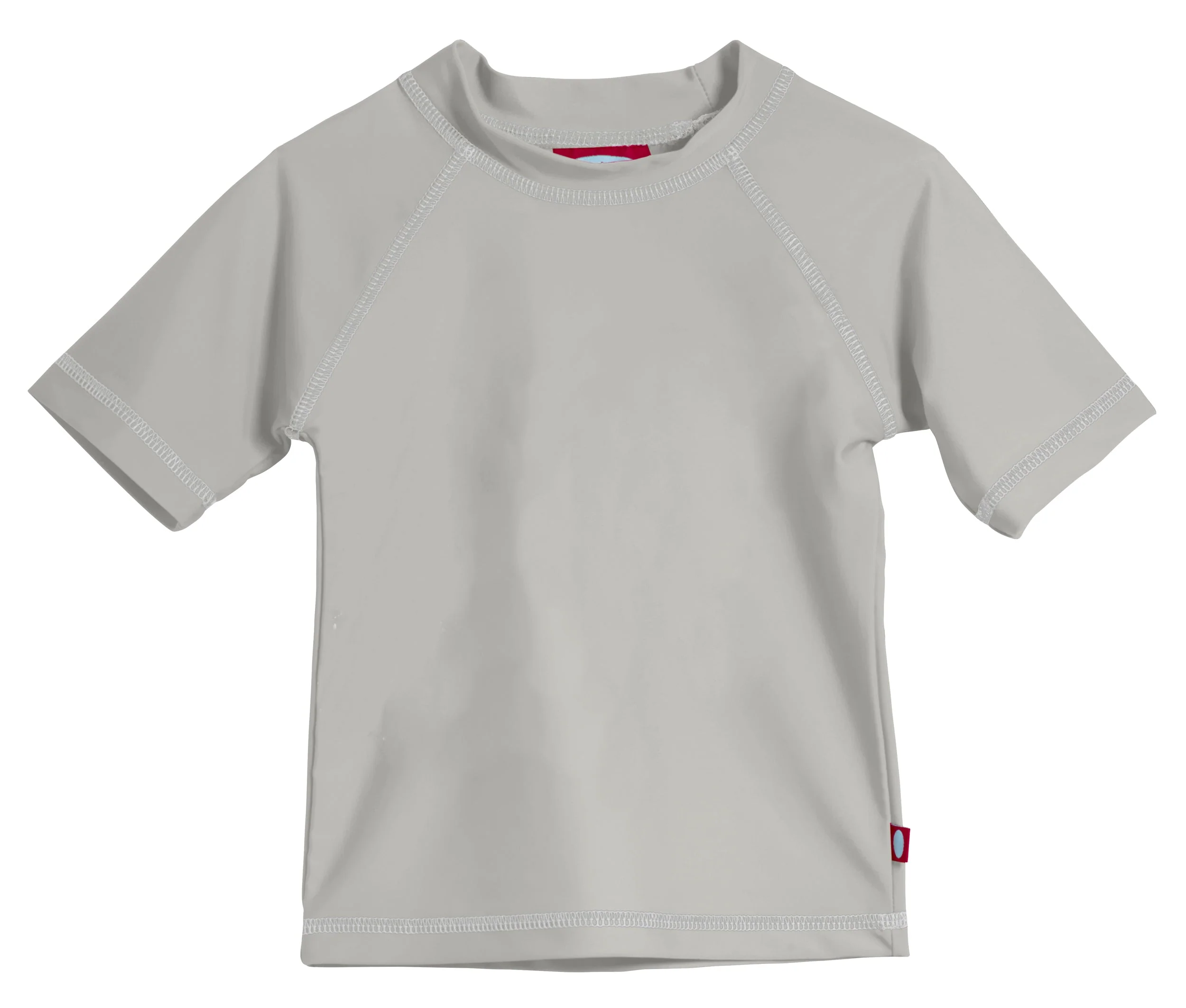 Boys UPF 50+ Short Sleeve Rashguard | Medium Grey - Drispect