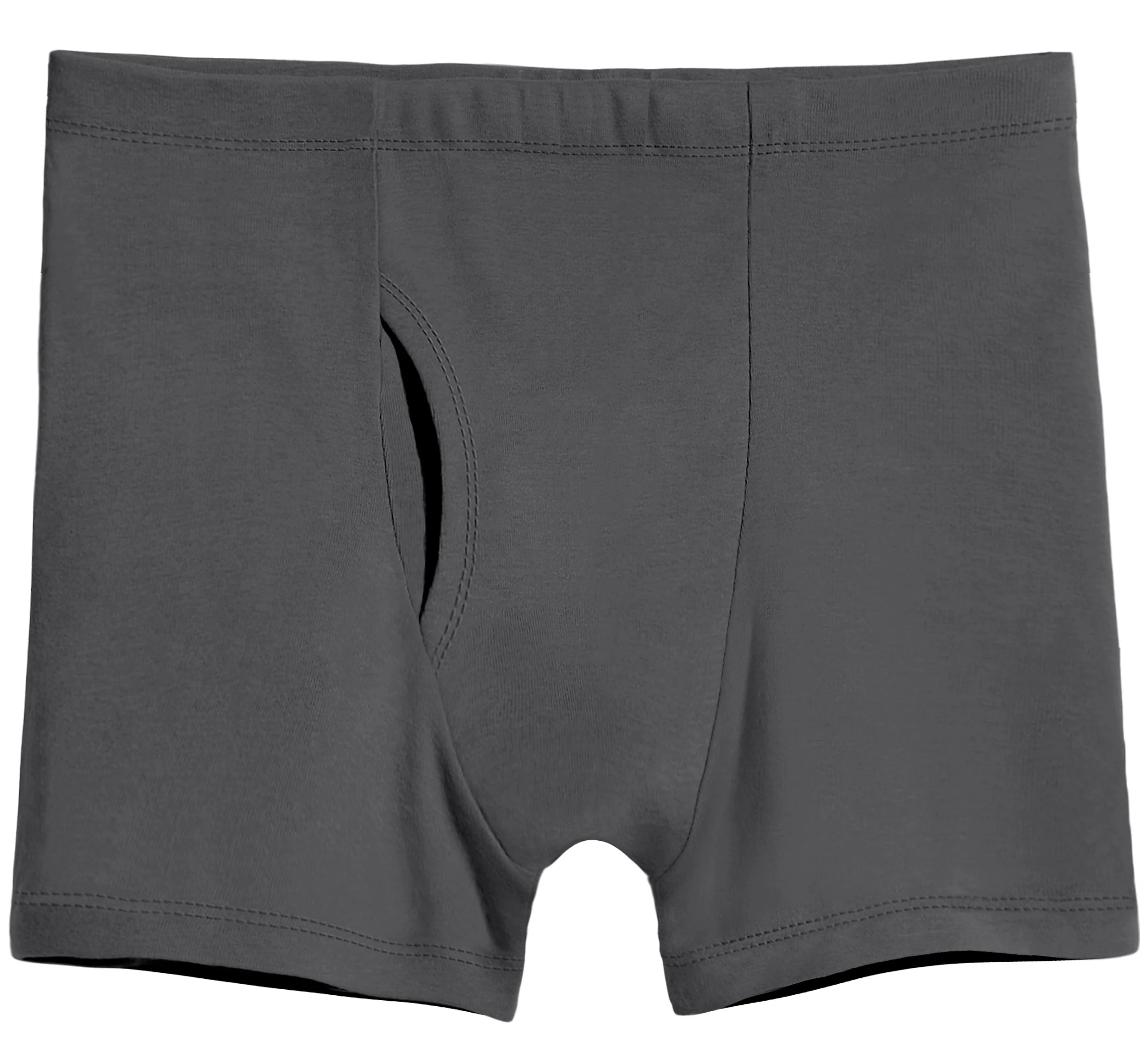 Men's Soft 100% Organic Cotton Boxer Briefs | Charcoal - Drispect