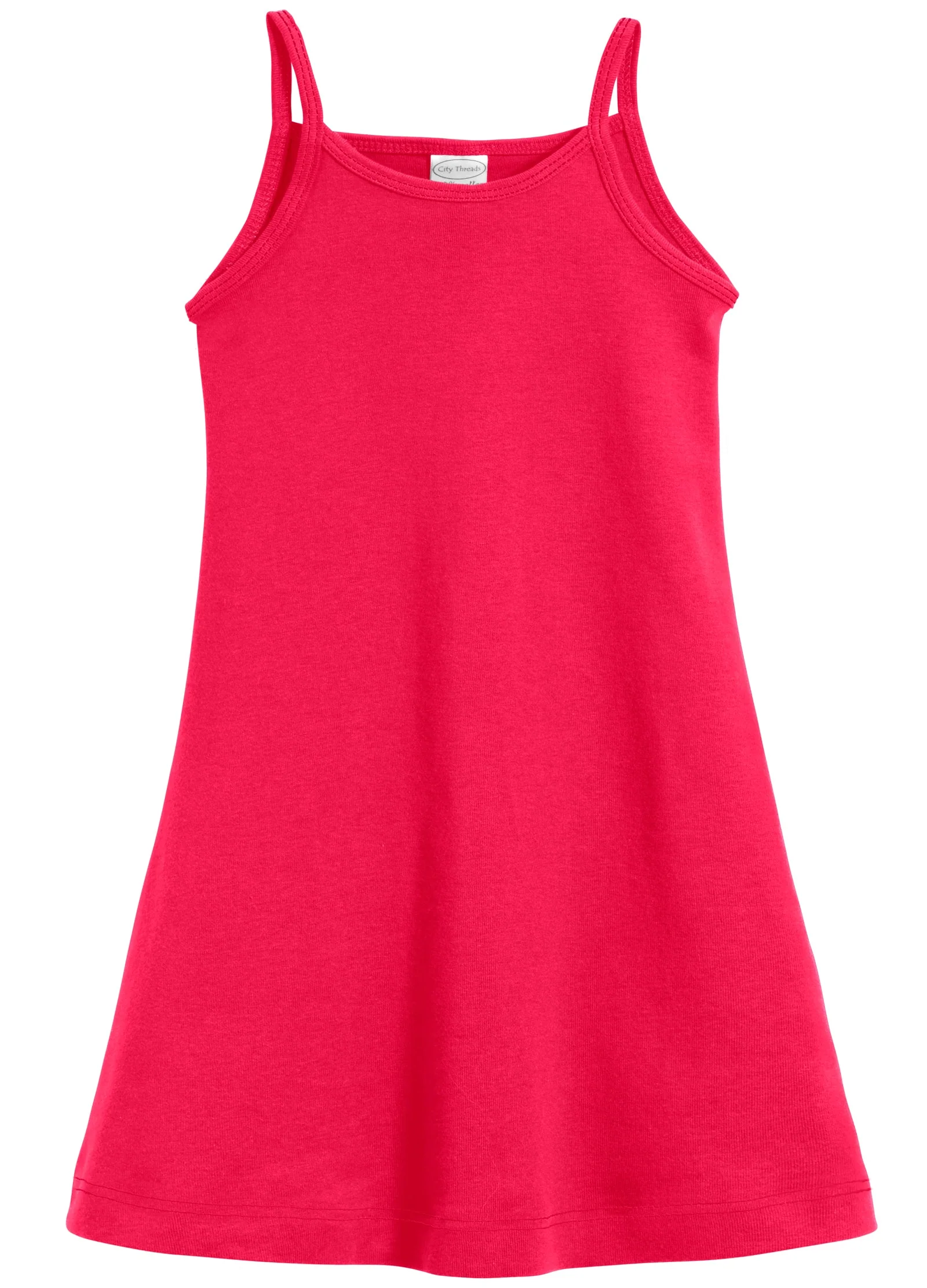Girls Soft Cotton Camisole Dress  | Candy Apple - Drispect