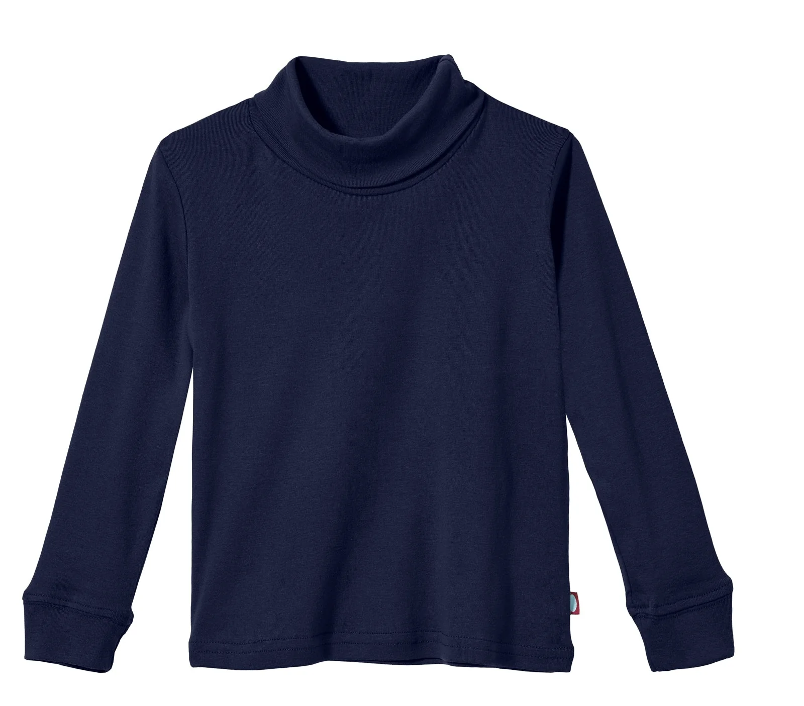 Boys and Girls Soft Cotton Turtleneck  | Navy - Drispect