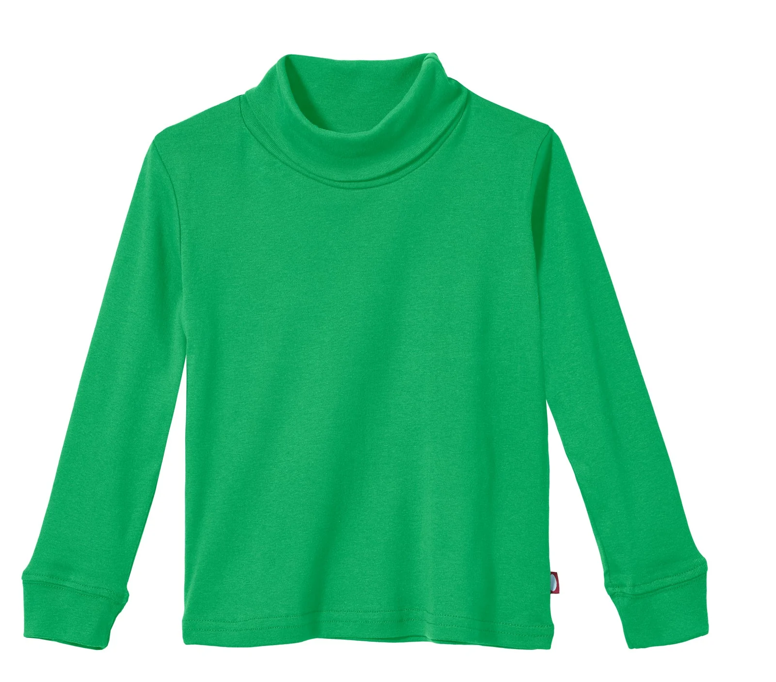 Boys and Girls Soft Cotton Turtleneck  | Elf Green - Drispect
