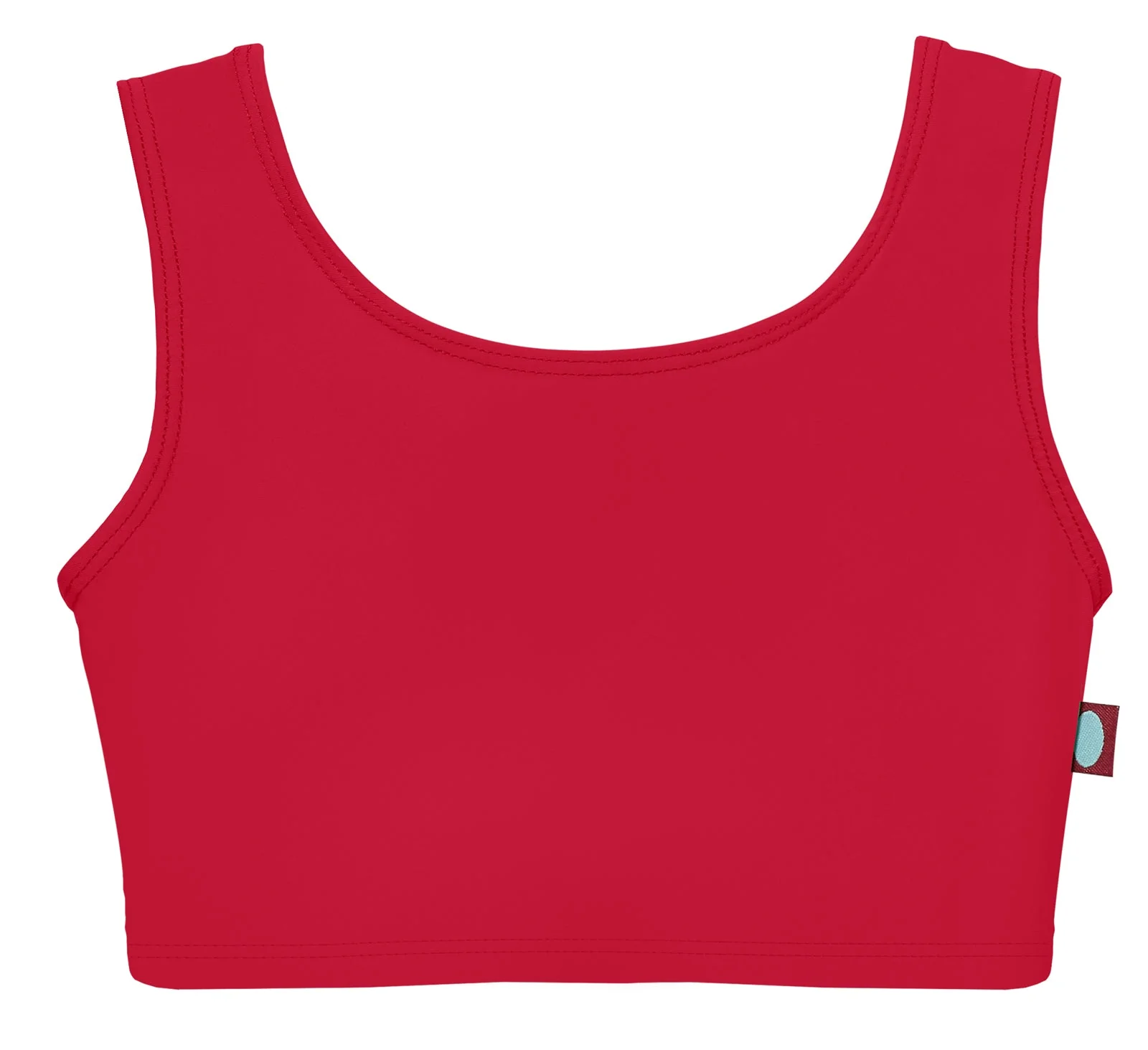 Girls UPF 50+ Bikini Swim Tank | Red - Drispect