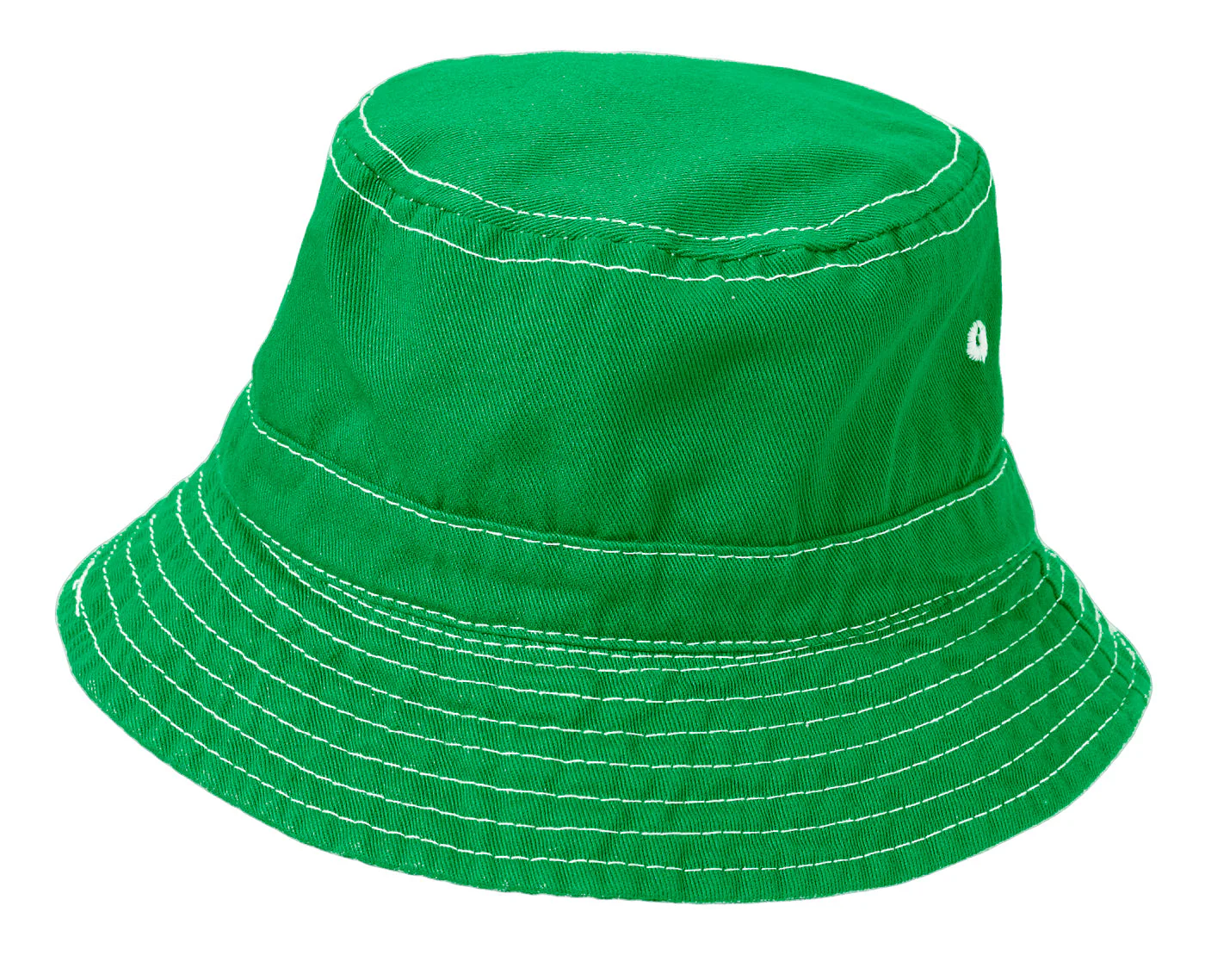 Boys and Girls 100% Cotton Twill UPF 50+ Wharf Hat | Elf Green (Dyed & Finished in USA*) - Drispect